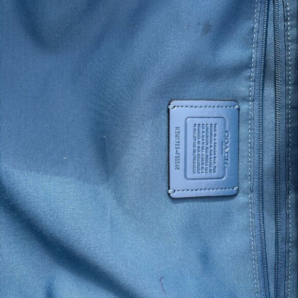 Coach Blue Tote Bag F58846 - Picture 9 of 10